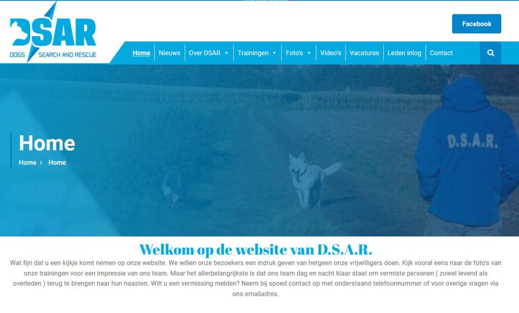 Welkom op onze nieuwe website